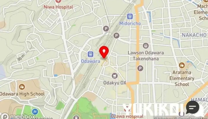 の地図 フュージョンダイニングF 洋食レストラン, バー＆グリル, ビストロ, カフェ・喫茶, フランス料理店, 日本式洋食レストラン で 小田原市