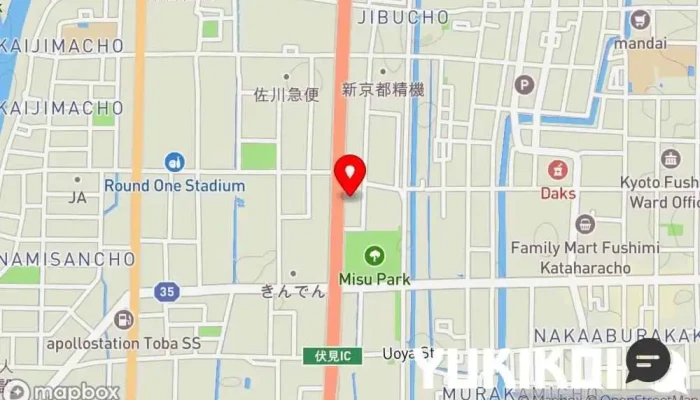 の地図 ベーカリーレストランサンマルク 京都伏見店 洋食レストラン, ベーカリー, ビストロ, イタリア料理店, レストラン で 京都市