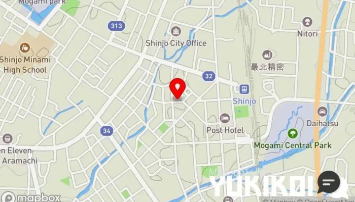 の地図 ボストンクラブ 軽食店 で 新庄市