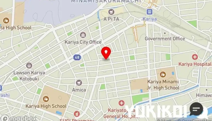 の地図 ボンベイ インド料理店, アジア料理店, ネパール料理店, 南アジア料理店 で 刈谷市