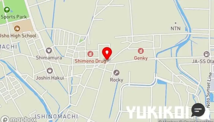 の地図 マクドナルド イオンタウン羽咋店 ファースト フード店, カフェ・喫茶, カフェテリア, コーヒーショップ・喫茶店, ハンバーガー店, レストラン で 羽咋市