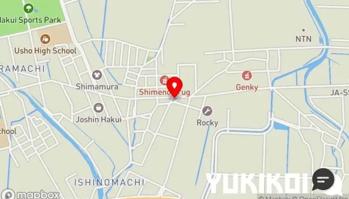 の地図 ラ サンテ クレール フランス料理店, 健康食料理店, 軽食店 で 羽咋市