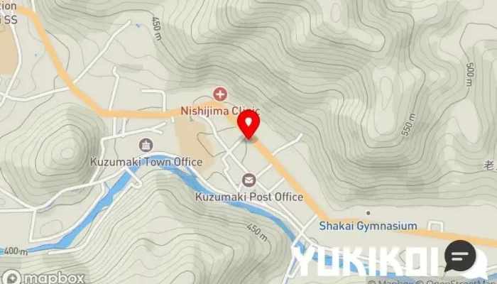 の地図 リベロ レストラン で 葛巻町