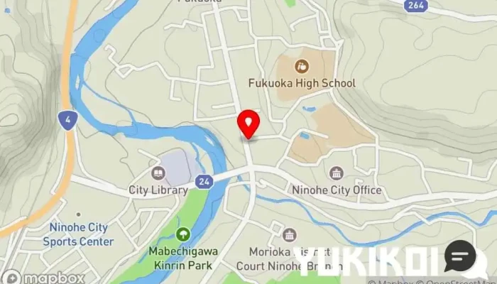 の地図 レストラン・ボヌール 洋食レストラン, イタリア料理店 で 二戸市