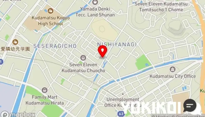の地図 レストラン・ル・ヨシマサ フランス料理店 で 下松市
