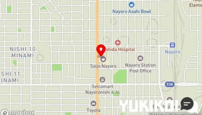 の地図ハンバーガー店 ロッテリア 名寄西條本店 en 名寄市 の地図 ロッテリア 名寄西條本店 ハンバーガー店 で 名寄市