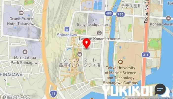 の地図 一休食堂 定食屋, カフェテリア で 港区