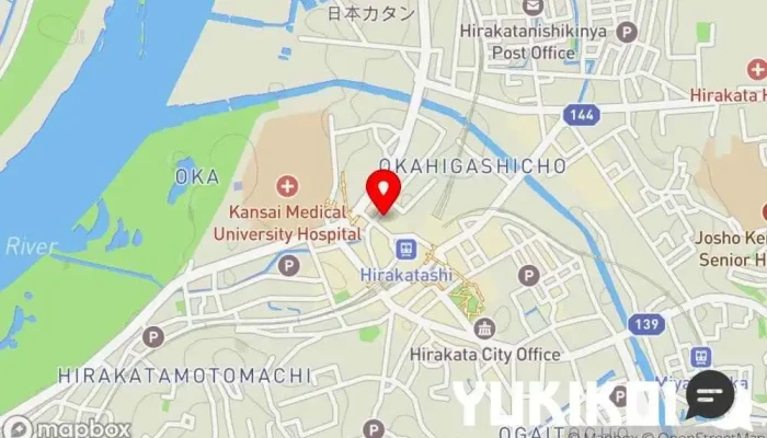 の地図 三代目 鳥メロ枚方市駅前店 居酒屋, 鶏料理店, モダン居酒屋レストラン, 焼き鳥店 で 枚方市