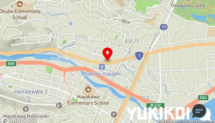 の地図 中華 いしかり 中華料理店 で 小田原市