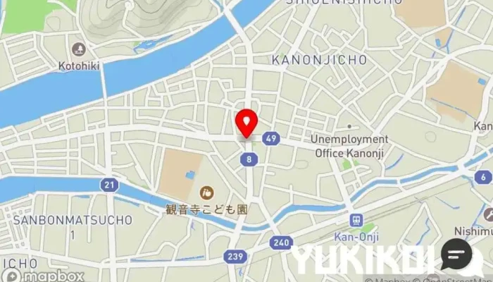 の地図 中華そば 源平 ラーメン屋 で 観音寺市