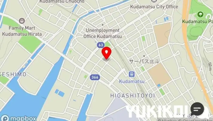 の地図 中華そば 紅蘭 ラーメン屋, レストラン で 下松市