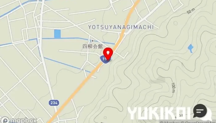 の地図 久乃食堂 定食屋 で 羽咋市