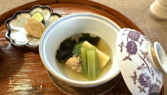 京都 西院 和食 日本料理こもりく ランチ ディナー スープ - 京都市