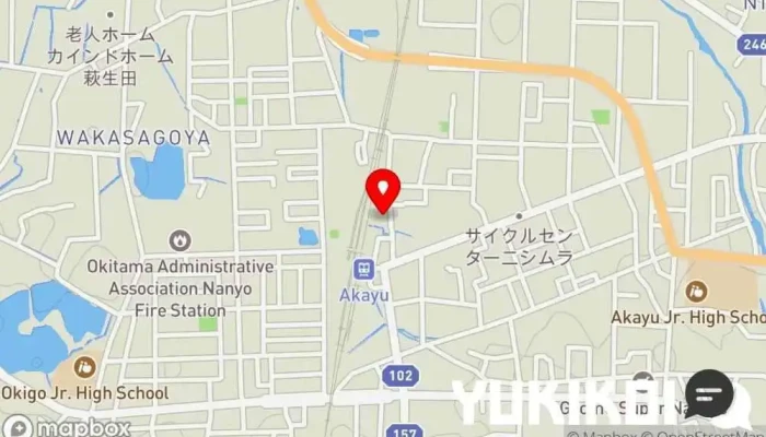 の地図 倉寿し 寿司店, 宴会場 で 南陽市