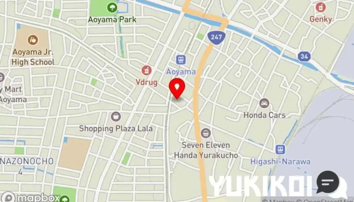 の地図 個室 焼肉・牛タンしゃぶしゃぶ 鷹志 焼肉店, 肉料理店 で 半田市