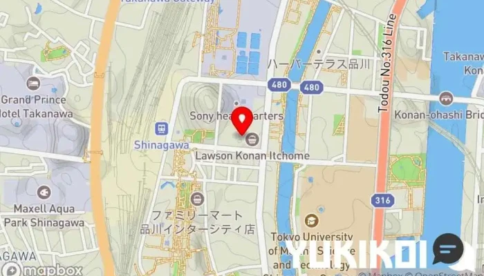 の地図 六献 品川店 居酒屋, 宴会場, 和食店, 肉料理店, シーフード・海鮮料理店, すき焼き/しゃぶしゃぶ店, しゃぶしゃぶレストラン, 軽食店, すき焼きレストラン, 天ぷら店 で 港区
