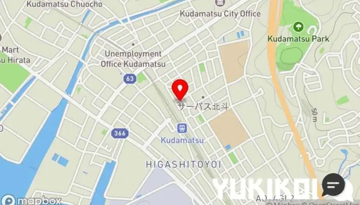 の地図 割烹 升吉 和食店, ふぐ料理店, 居酒屋, 郷土料理店, うなぎ料理店 で 下松市