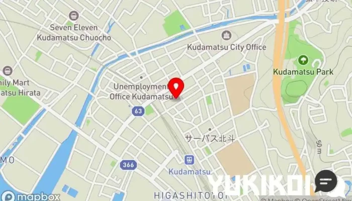 の地図 割烹こうもり・和食処花水木 会席・懐石料理店, 純和食店, 和食店 で 下松市