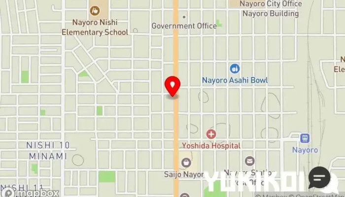 の地図 創作dining墨 居酒屋 で 名寄市