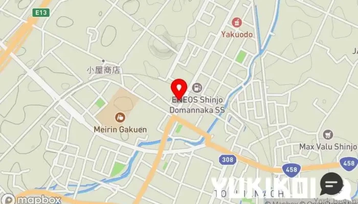 の地図 北町食堂 定食屋 で 新庄市