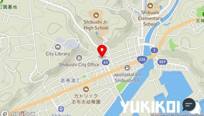 の地図 友恵寿し 寿司店 で 志布志市