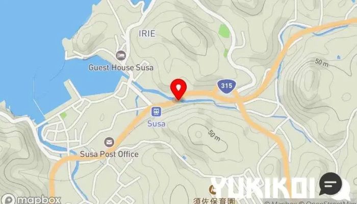 の地図 口福の馳走屋 梅乃葉 シーフード・海鮮料理店, 郷土料理店, 和食店, レストラン, 軽食店, 天ぷら店 で 萩市