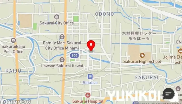 の地図 台湾料理 汇鑫源 台湾料理店, 中華料理店 で 桜井市