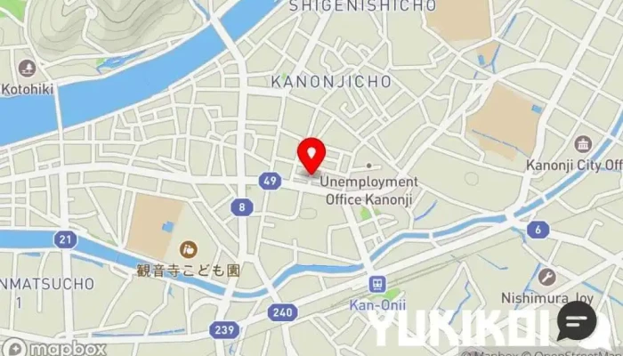 の地図 味楽留 寿司店 で 観音寺市