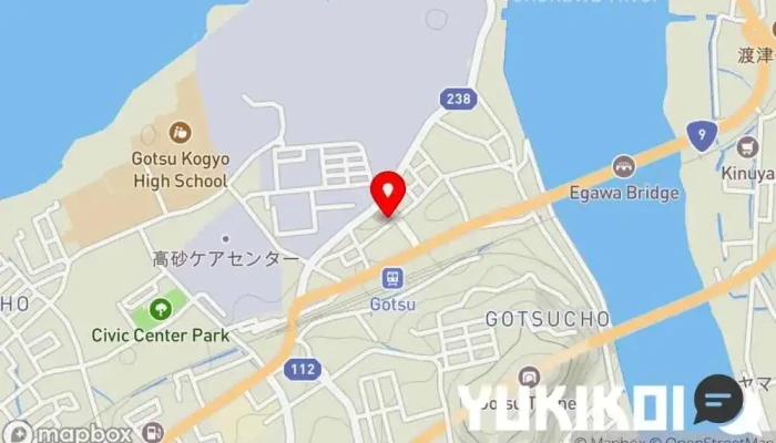 の地図 喜楽 ラーメン屋 で 江津市