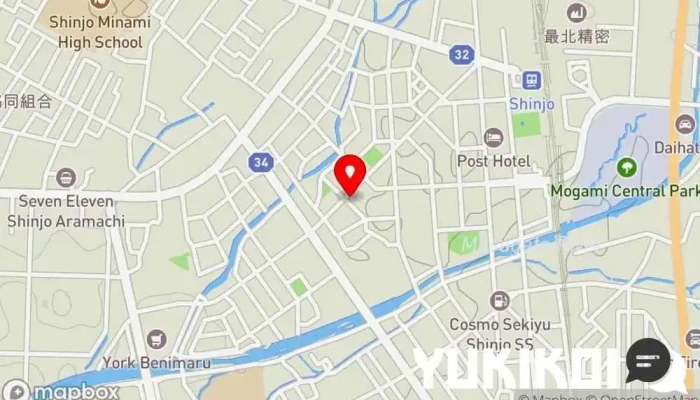 の地図 喜風 京都風日本料理店, 料亭, 和食店 で 新庄市