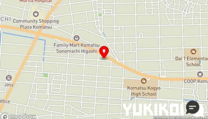 の地図 四季彩 粋庵 和食店, 京都風日本料理店 で 小松市