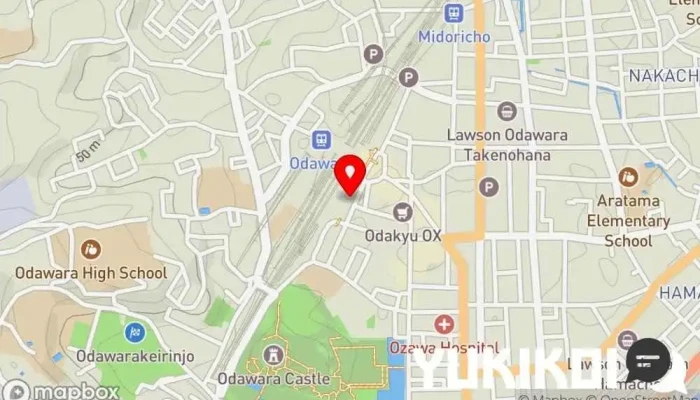の地図 回転寿司 北條 回転寿司店 で 小田原市