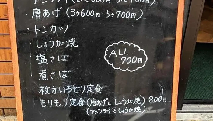 地産おうえん 枚方もりもり亭 -  メニュー - 枚方市