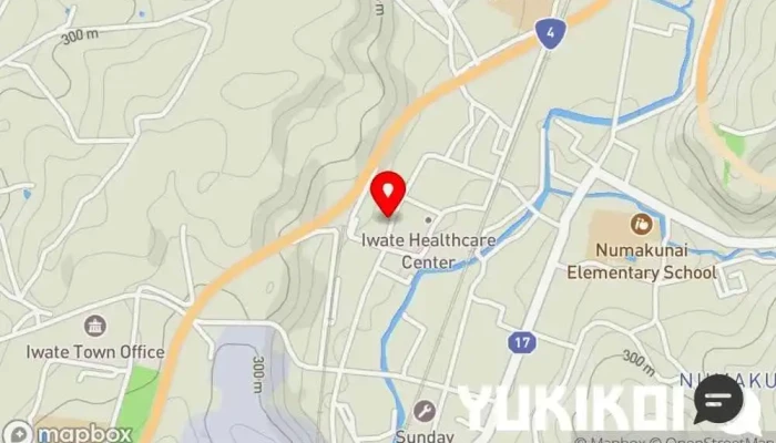 の地図 大番食堂 レストラン で 岩手町