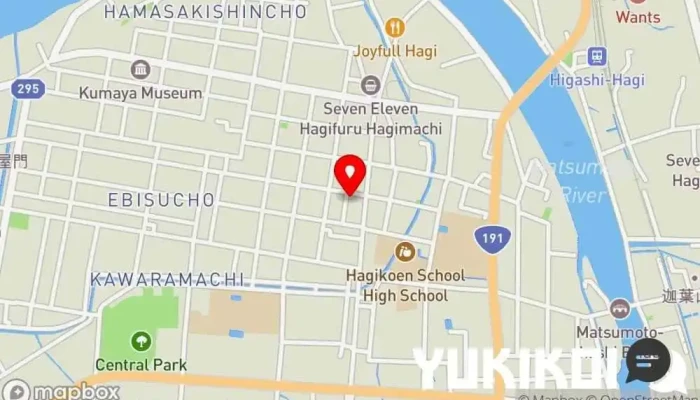 の地図 大福村 居酒屋 で 萩市