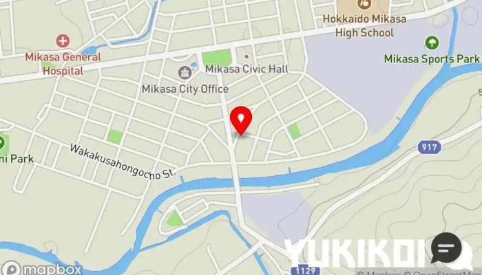の地図 寿司 天祥 寿司店 で 三笠市