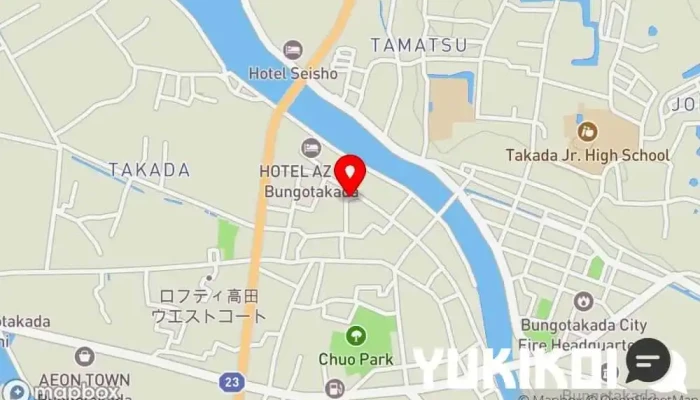 の地図 寿司割烹 寿し源 寿司店 で 豊後高田市