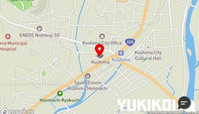 の地図 寿司虎 串間本店 回転寿司店 で 串間市