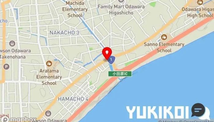 の地図 小料理屋黒さわ 居酒屋 で 小田原市