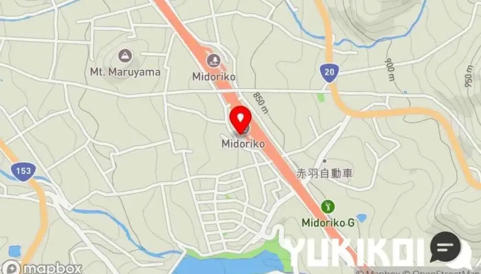 の地図 小木曽屋玄治郎 みどり湖PA(下り) レストラン, 定食屋, 和食店, ラーメン屋 で 塩尻市