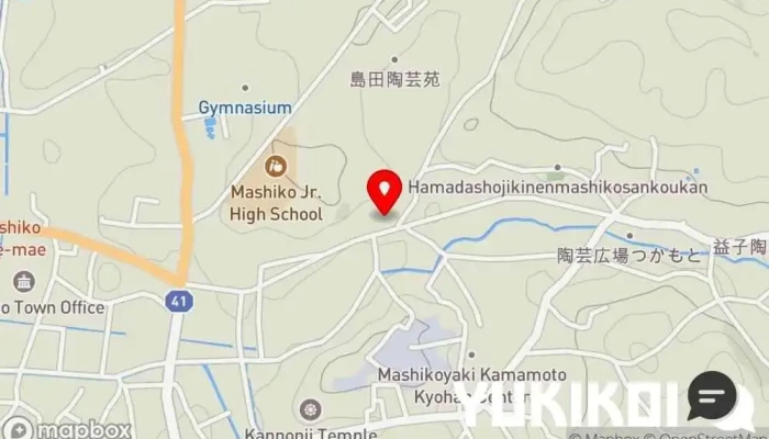の地図 居酒屋 居酒屋 で 益子町