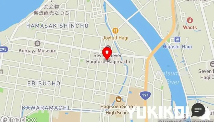 の地図 居酒屋 華 居酒屋, 焼肉店 で 萩市