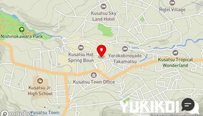 の地図 居酒屋たに咲 居酒屋 で 草津町