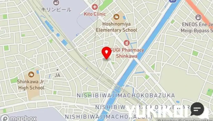 の地図 居酒屋はやかわ清須本店 居酒屋 で 清須市