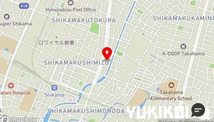 の地図 居酒屋よこうち 英翔 居酒屋 で 姫路市