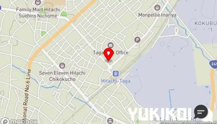 の地図 山内農場 常陸多賀駅前店 居酒屋, 郷土料理店, テイクアウト, 肉料理店 で 日立市