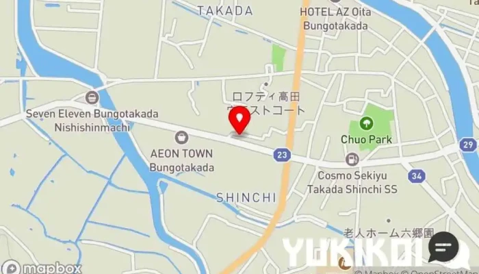 の地図 幾久屋 和食店 で 豊後高田市