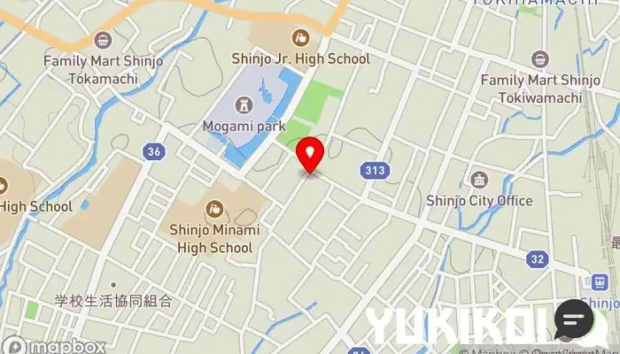 の地図 手打ちそば さぶん 蕎麦店 で 新庄市