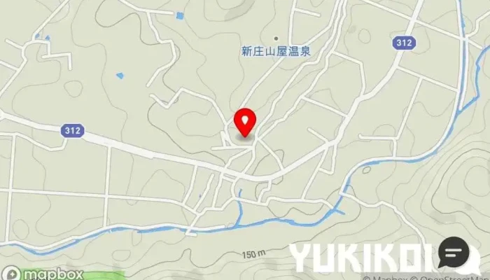 の地図 手打ちつけ汁うどん処てる井 うどん屋 で 新庄市