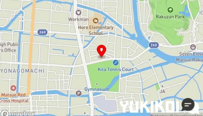 の地図 本格インドカレー ナマステ・ガネーシャ 松江店 インド料理店, レストラン で 松江市